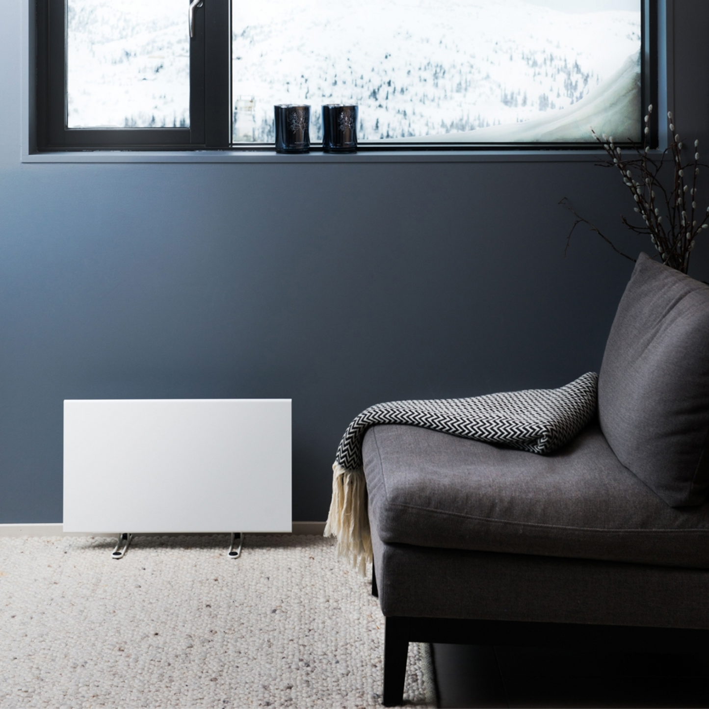 Adax convector, Eco Basic, analoge thermostaat