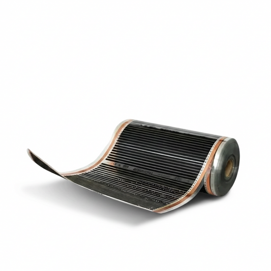 Infrarood vloerverwarmingsfolie, 75cm breed - 50w/m2