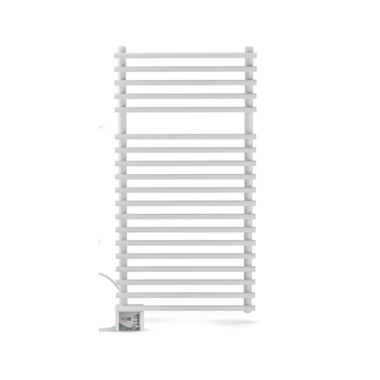 Ivigo handdoekradiator, digitaal EHR - breed 500mm, wit