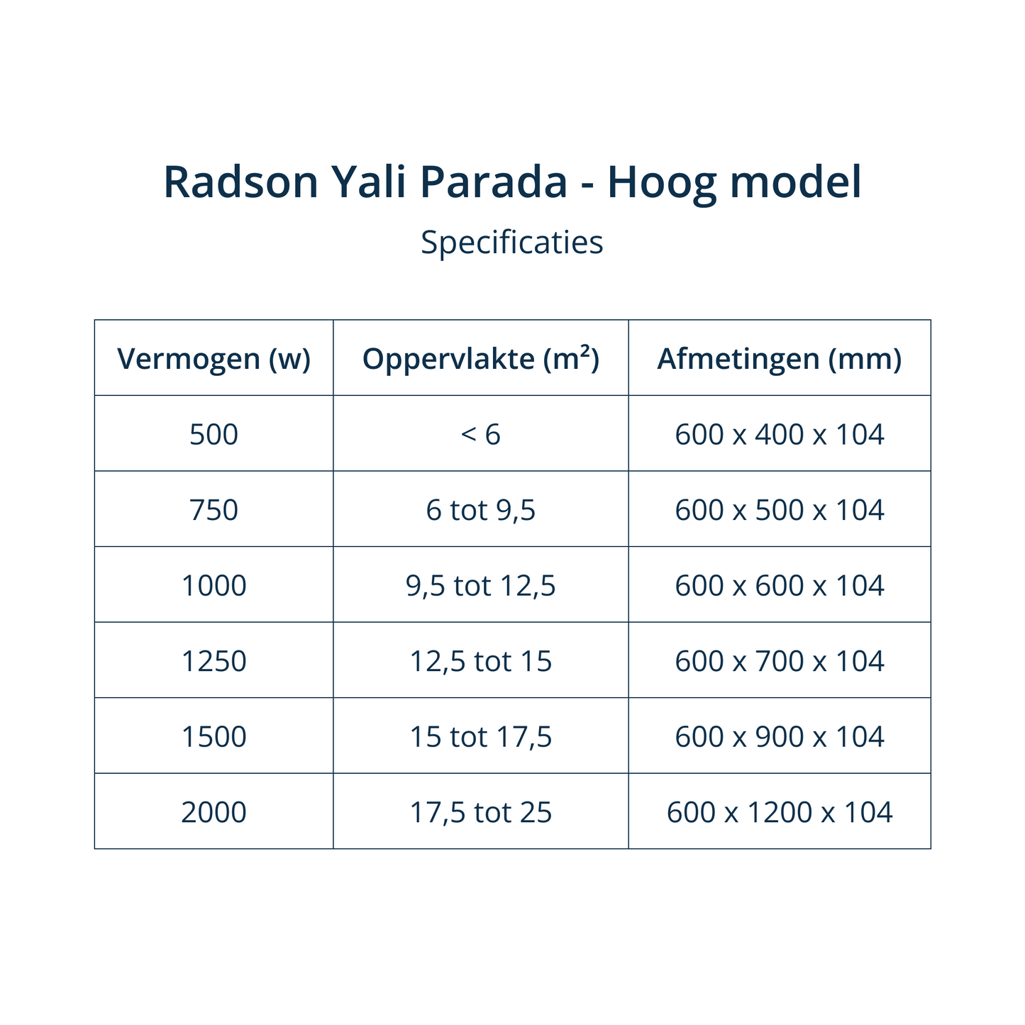 Radson Yali Parada - 60cm hoog