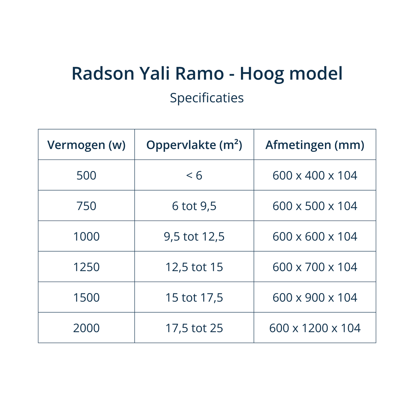 Radson Yali Ramo - 60cm hoog