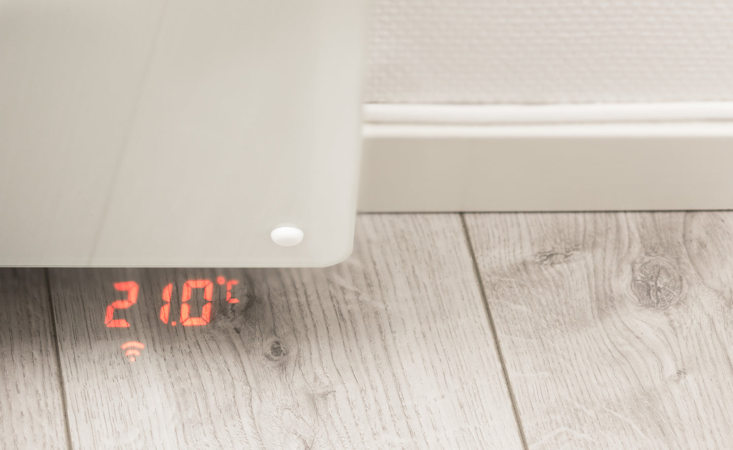 Beha elektrische convector, PGV serie, wifi thermostaat, met glasplaat