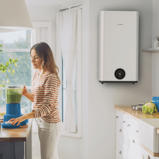 Bosch elektrische boiler. Tronic 4500T - Verticaal of horizontaal