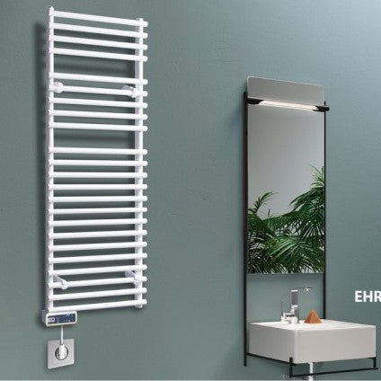 Ivigo handdoekradiator, professional EHR - breed 500mm, wit