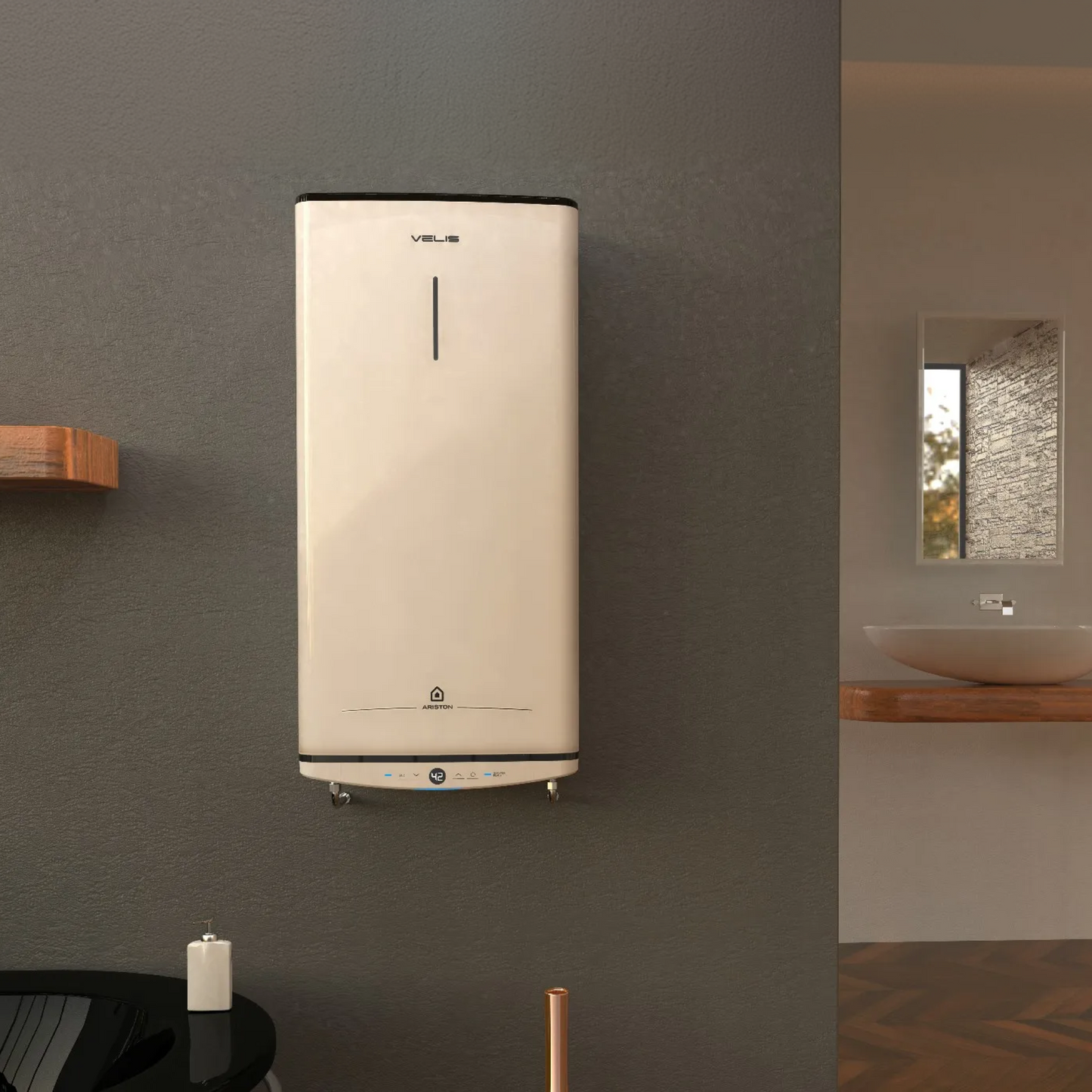 Ariston elektrische boiler, Velis ECO - verticaal of horizontaal