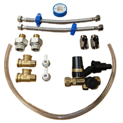 Boiler aansluitset, Premium - vanaf 30 liter boilers