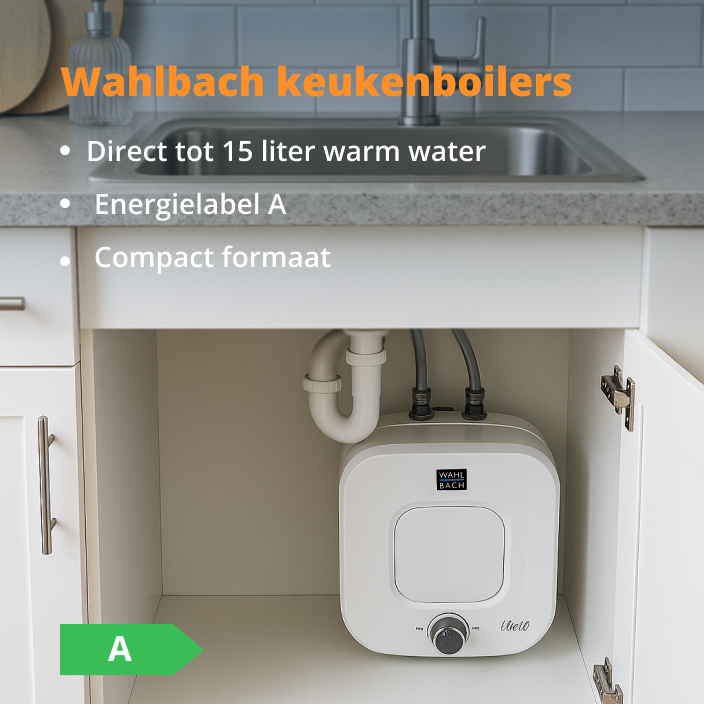 Wahlbach keukenboiler 15 liter
