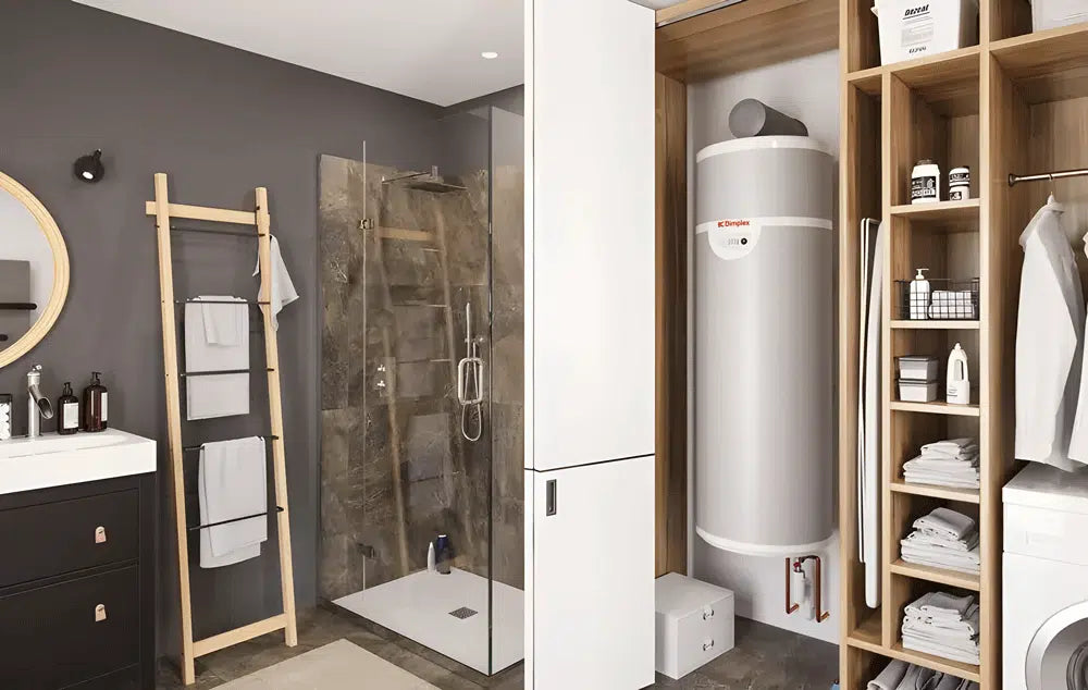 Dimplex Edel Air warmtepompboiler - wandmodel