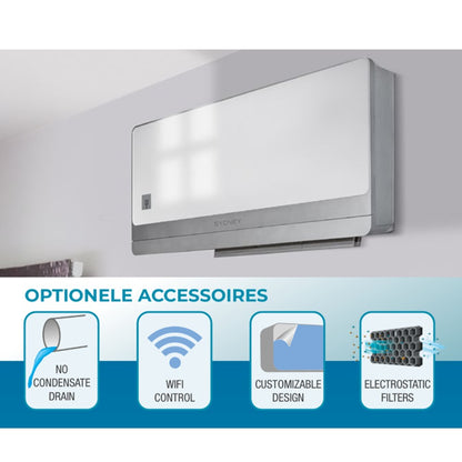 Fintek Sydney monoblock Airco (2.57 kW) - Extreem Compact (19cm) - Wandmontage