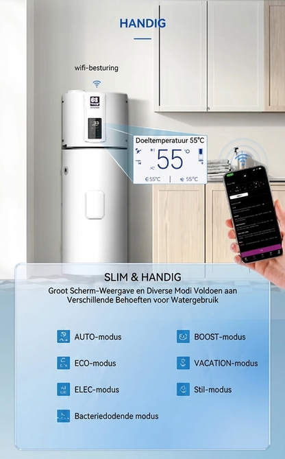 Haier Kwikot M7 Warmtepompboiler - vloermodel