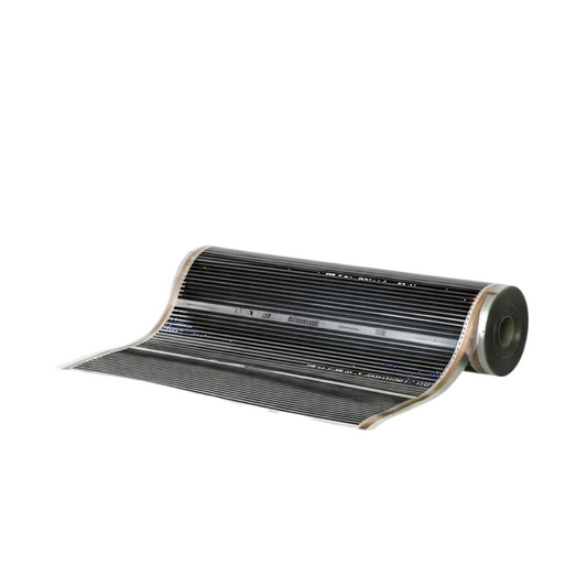 Infrarood vloerverwarmingsfolie, 100cm breed - 50w/m2