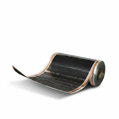 Infrarood vloerverwarmingsfolie, 75cm breed - 100w/m2