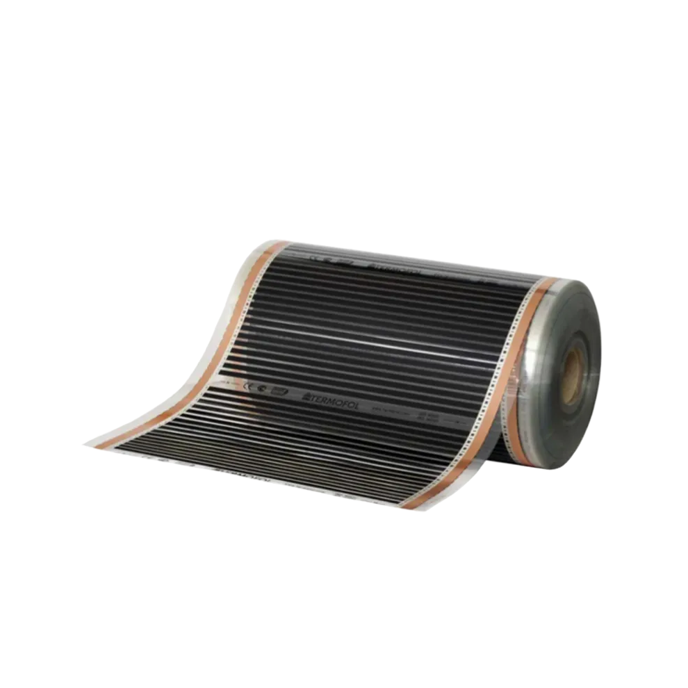 Infrarood vloerverwarmingsfolie, 75cm breed - 100w/m2