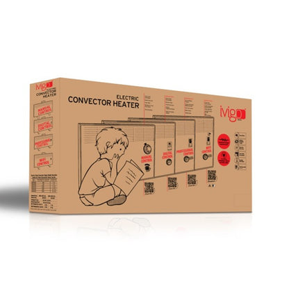 Ivigo convector, Manual, analoge thermostaat