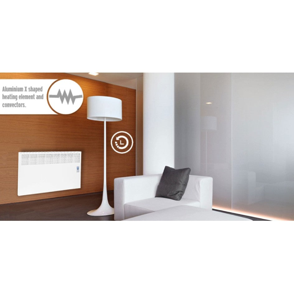 Ivigo convector, Professional, klokthermostaat