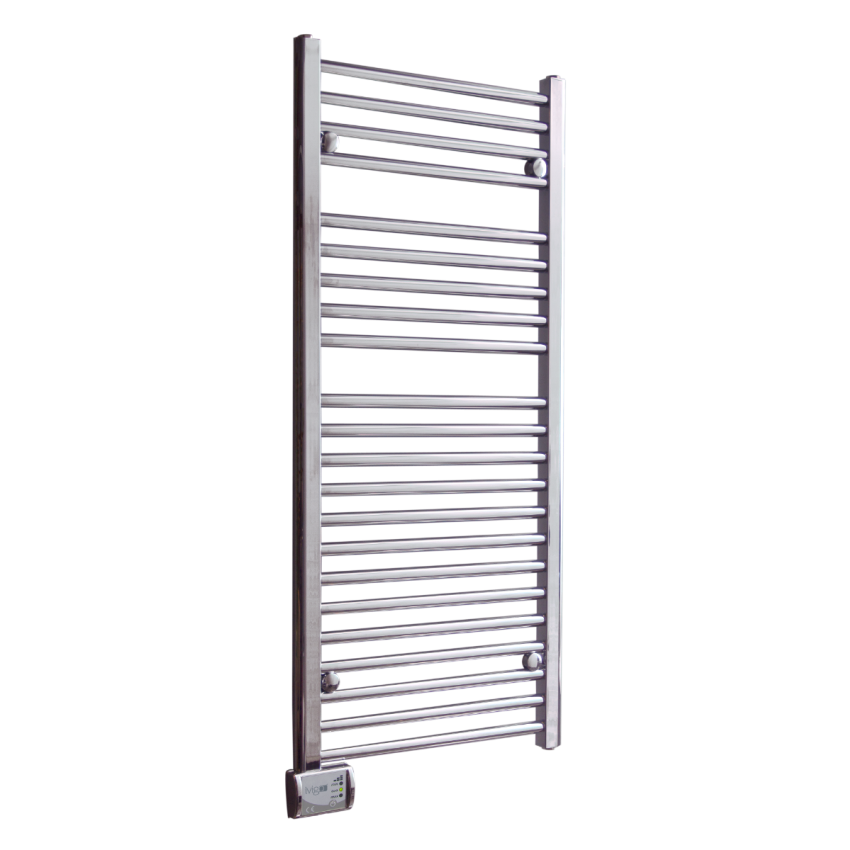 Ivigo handdoekradiator, digitaal EHR - breed 500mm, chroom