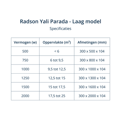 Radson Yali Parada - 30 cm hoog