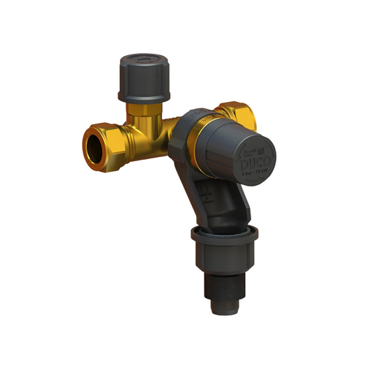 Pentec Duco inlaatcombinatie 8 bar 15mm knel