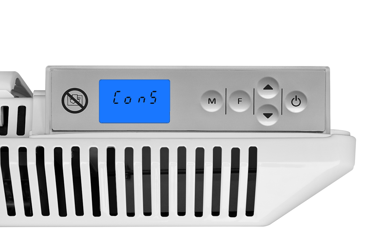 Radialight elektrische convector, Sirio digitaal, klokthermostaat