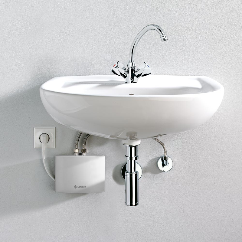 SaniSelf drukloze doorstroomverwarmer, KDE 3.5kW - elektronisch