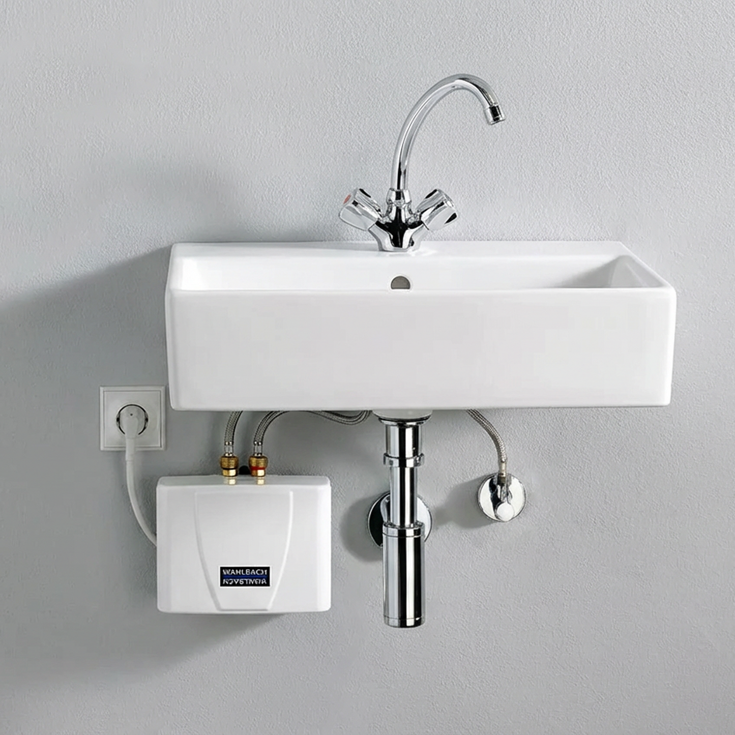 Wahlbach drukvaste doorstroomverwarmer, Mini - hydraulisch