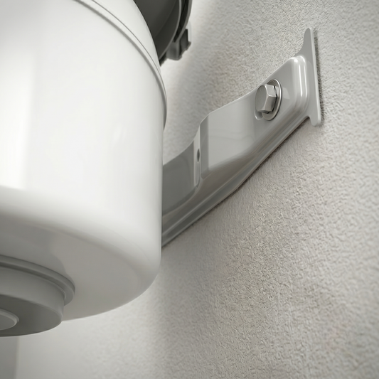 Boiler ophangschroeven set, M10 - bout, plug en ring. set van 2 stuks