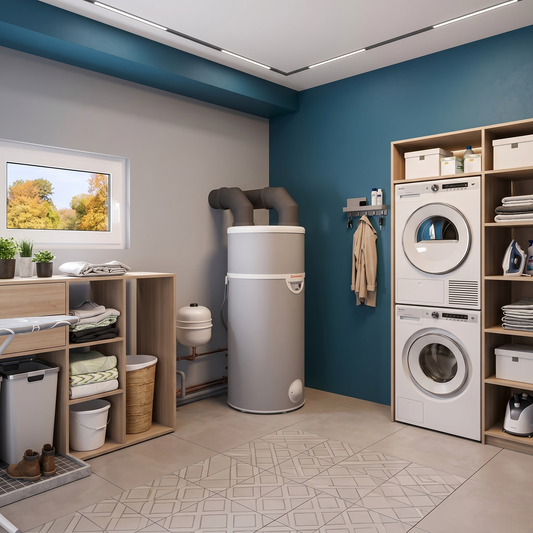 Dimplex warmtepompboiler Edel Air (RVS)  - vloermodel