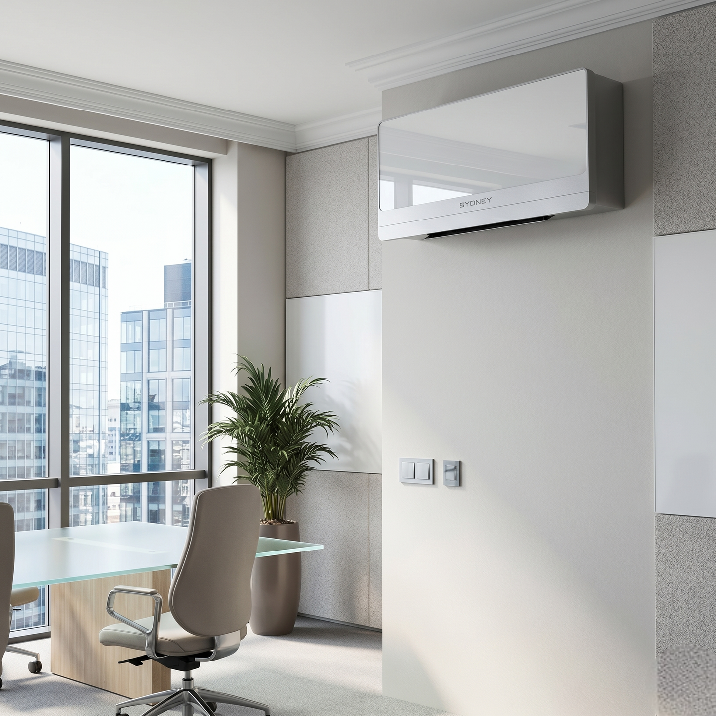 Fintek Sydney monoblock Airco (2.57 kW) - Extreem Compact (19cm) - Wandmontage