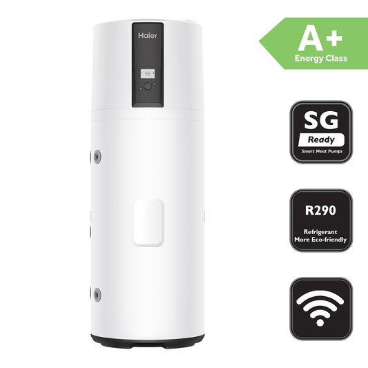 Haier Kwikot M7C Warmtepompboiler (200-250L) vloermodel met extra warmtewisselaar
