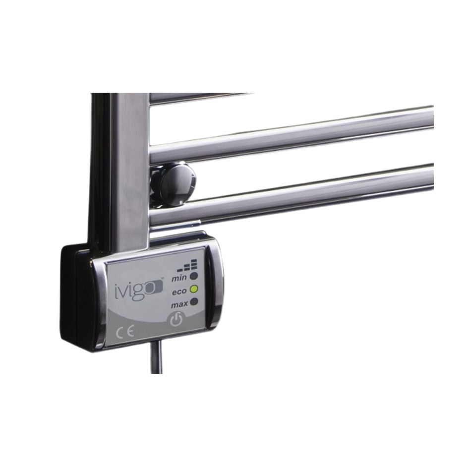 Ivigo handdoekradiator, digitaal EHR - breed 500mm, chroom