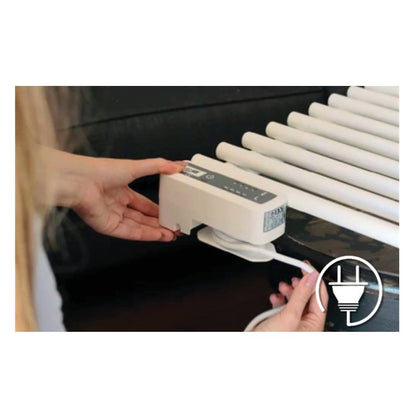 Ivigo handdoekradiator, professional EHR - breed 500mm, wit