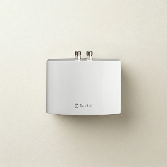SaniSelf doorstroomverwarmer - drukvast of drukloos